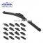 CLWIPER Auto accessories soft windshield wiper blade with 13 adapters for 99% cars