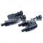 PV4.0 Solar Connector 2 to 1 branch PV connector Manufacturer waterproof Green energy sokets