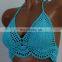 Hot Sale Yellow crochet bikini top, Cheeky Knitted Boho Handmade Swimsuit Swimwear Vietnam Supplier Cheap Wholesale