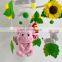 Hot Product Farm Decor Nursery Animals Mobile Crib Mobile Baby Felt Flower Mobile Wholesale in Vietnam