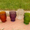Factory Directly Wholesale Transparent Green Purple Amber Colored Glass Hiball