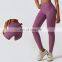 High Waist Scrunch Butt Yoga Breathable Leggings Custom Fitness Sports Sweat Wicking Pants 78nylon 22spandex