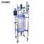 GG-17 Jacketed Glass Reactor Heating and Cooling Circulator Mixer Reactor