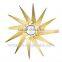 Original Quality Turbine Copper Sun Wall Clock
