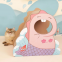 MeowLove Hot sales scratcher cat play toy corrugated cardboard cat scratcher cat cardboard Pink Dinosaur