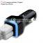 12V QC 2.0 dual port car charger usb, Custom usb car charger 2 port