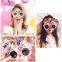 Colorful Plastic Birthday Sunglasses Photo Booth Props for Children's Party Supplies