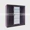 Wood Louver Door Shoe Cabinet