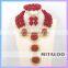 Mitaloo MT0004 New Model Beads Jewelry Set Nigerian Bridal Bead Set For Wedding