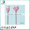 High quality Remax Mobile phone accessories 2 in 1 USB data cable for Apple/Micro
