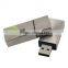 Silver/Gold Square Metal USB Flash Drive Custom Logo 8gb
