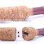 Red Wine Cork Wooden USB Flash Drive Memory Stick Logo Engraved For Promotional Gift