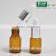 5ml tube glass bottle with silve dropper cap for essential oil , alibaba china tube oil bottle , mini tube dropper bottle