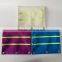 Durable Canvas Pencil Case Cosmetic Bag With 3 Zipper