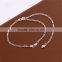 SPA015 Silver Plating Brass Anklet Jewelry