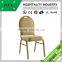 Hot sale hotel party chair aluminum gold banquet chair