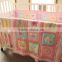 100% cotton embroidery nursery bedding set
