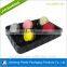 clear PET macaron blister packaging tray with low price