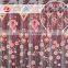 Bulk top quality red tulle 100%T print lace knitting fabric