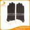 Ladies pigsuede leather gloves with metal decoration