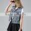 Wholesale New Design Latest lady Outdoor Denim Vest From China Factory