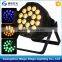 China dmx 512 indoor 18pcs rgbwa 5in1 led par 64 rgb cob led stage par light