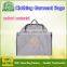 Custom Sliver Gray Storage Useage Men Suit Garment Bags
