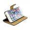 Best High Quality PU Flip Leather Case For iPhone6S, Book Style Wallet Leather Case For iPhone6S