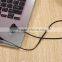 Stereo bluetooth earphones sports with flat cable and different color to choose