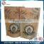 Stand Up Zipper Craft Paper Bag For Tea With Polyethylene Inside