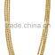 Bollywood Indian Style Amazing Gold Plated 3 Line String Set