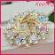 Colorful rhinestone eight flower bulk brooch WBR-1564