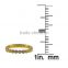Gold Plated Sterling Silver Bezel Cubic Zirconia Right Hand Ring Wholesale