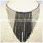 Factory Wholease Fashion Bead Chain Varicoloured Necklace, New Trendy For Clothes.