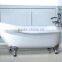 small freestanding roll top bath tub cast iron in 1380mm