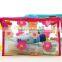 Customized women PVC chic printign flower Cosmetic Bags