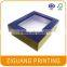 High quality paper gift box with clear pvc window