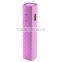 hot sale 2015 rechargeable batteries mascara 2600mah power bank with free logo printing