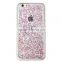 Aikusu No finger print marks crystal glitter gel case for Iphone 6/6S