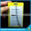 CR80 standard size hard pvc plastic luggage tag