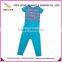 New Design High Quality Wholesale Children Clothes Silk Heart-shaped Fitness Seamless Kids Sets