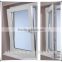 pvc single tilt and turn window with clear glass