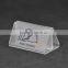 Custom acrylic hotel sign holder acrylic payment sign holder display
