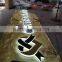 Outdoor advertising letters led edge lit channel letter sign