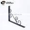 Beautiful decorative wall brackets Heavy duty L corner flat steel shelf bracket