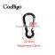 Colorful Aluminum Spring Carabiner Snap Hook Hanger Keychain Hiking Camping #FLQ186-5C(Mix-s)