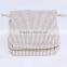 Striped printing small cotton drawstring bag for wholesale                        
                                                                                Supplier's Choice