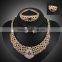 Wholesale Latest Design Fashion Necklaces Women Luxury Statement Diamond Jewelry Set SKJT0595