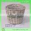 set mini wicker basket storage with liner