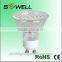 Hot sales 220-240V 3W/4W 2835SMD 20PCS GU10 LED lamps, 3000K Glass 30000H LED lights made in China